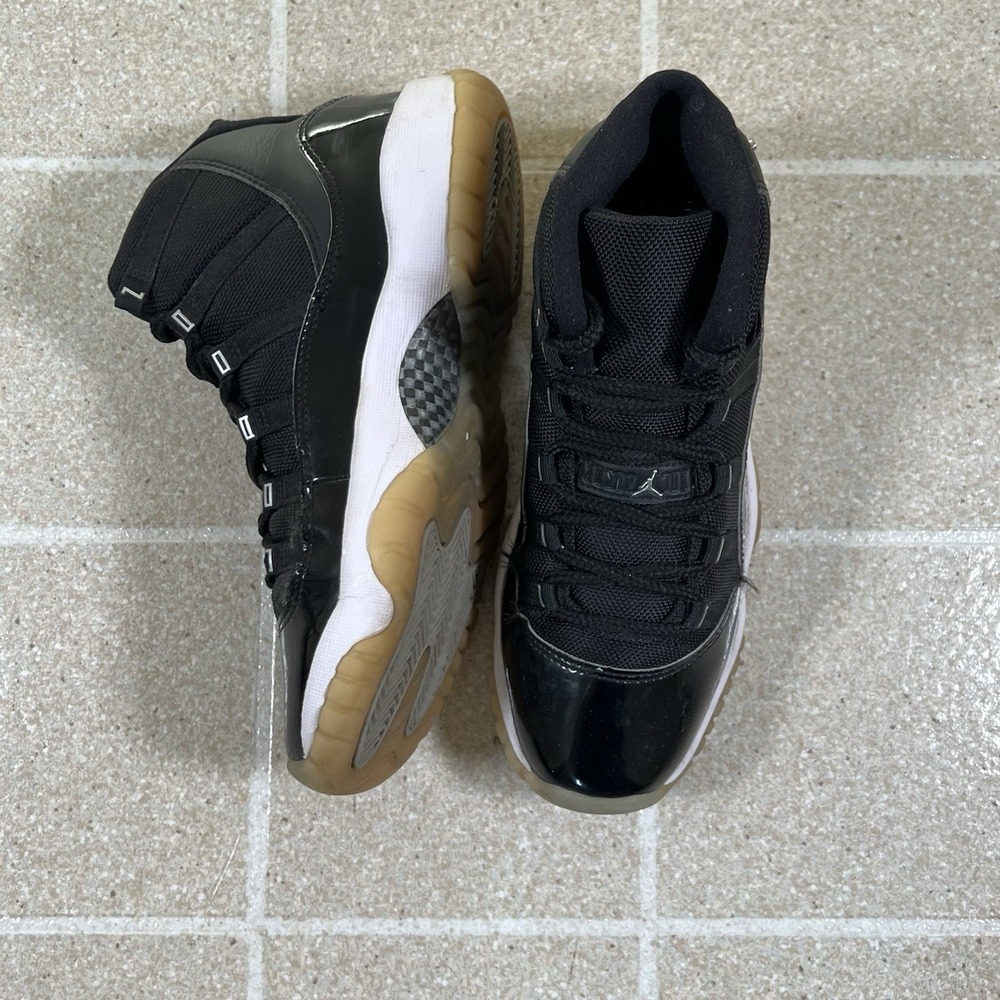Jordan Air Jordan 11 Retro Shoes Youth Size 6Y Black Basketball 378038-011 - Picture 4 of 10